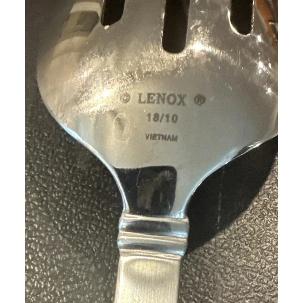 Lenox Regalia Serving Set Spoon Sugar Butter Knife Set Of‎ 4 Stainless Steel